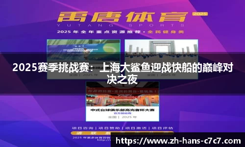 2025赛季挑战赛：上海大鲨鱼迎战快船的巅峰对决之夜